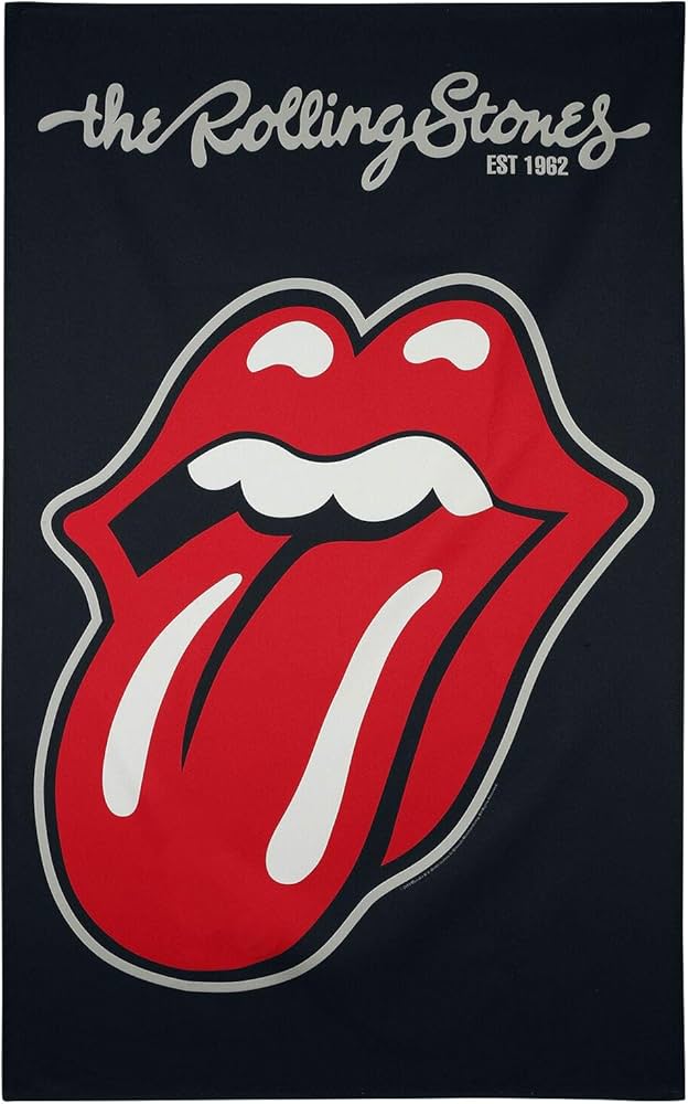 Amazon.co.jp: The Rolling Stones ポスター Tongue Band Logo 新しい
