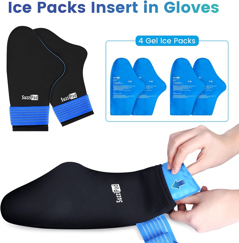 Amazon.com: SuzziPad Replacement Ice Gel Packs for Cold Therapy