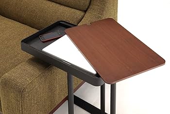 Amazon | あずま工芸 ノエル サイドテーブル 収納付き ダークブラウン