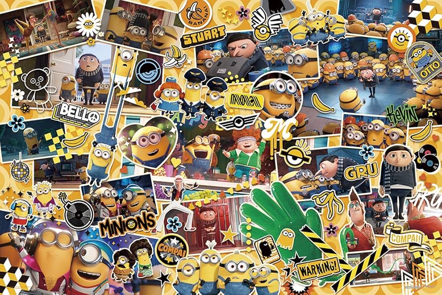 Amazon.co.jp: 1000ピース ジグソーパズル ミニオンズ大騒動