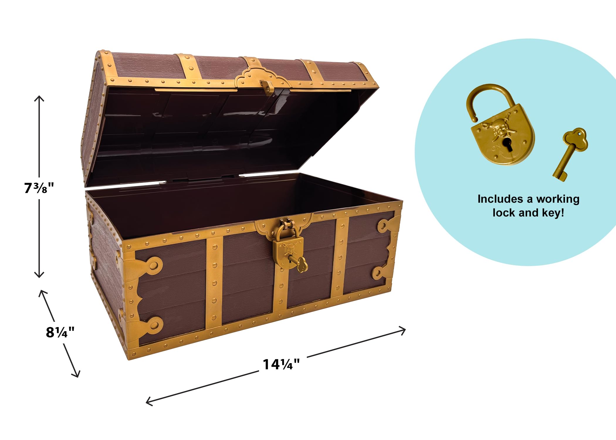 Amazon.com: Teacher Created Resources Treasure Chest with Lock and