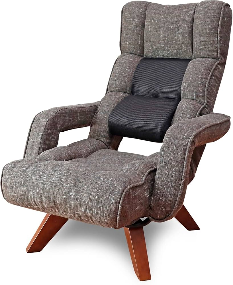 Amazon｜座椅子生活 明光ホームテック 腰の神様がくれた中座椅子