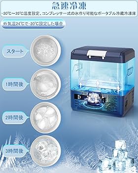 Amazon.co.jp: Anlaby 車載冷蔵庫 15L -20℃～20℃ 急速冷凍 ポータブル