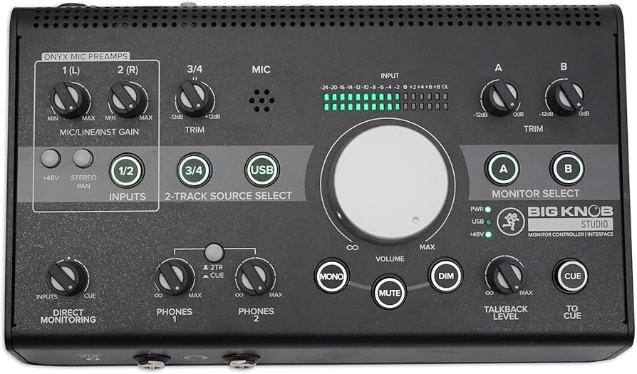 Amazon.com: Mackie Big Knob Studio + Plus Monitor Controller
