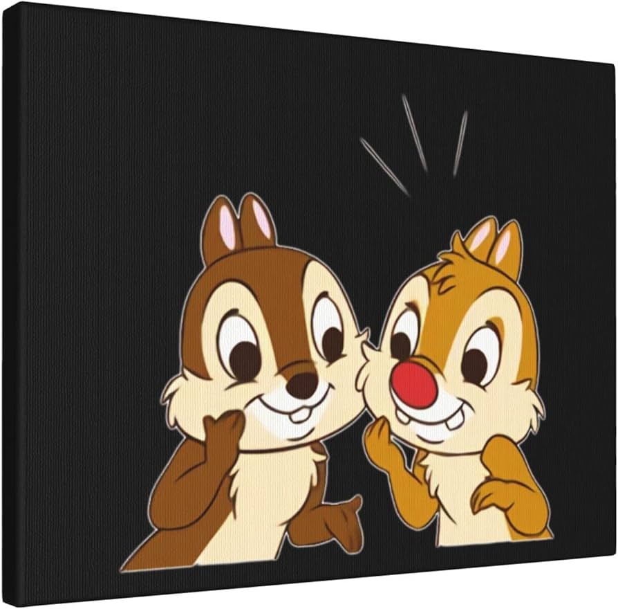 Amazon.co.jp: チップとデール アニメ ポスター アートパネル アート