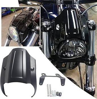 Amazon.co.jp: FINMOKAL フロントヘッドライトフェアリングカバー