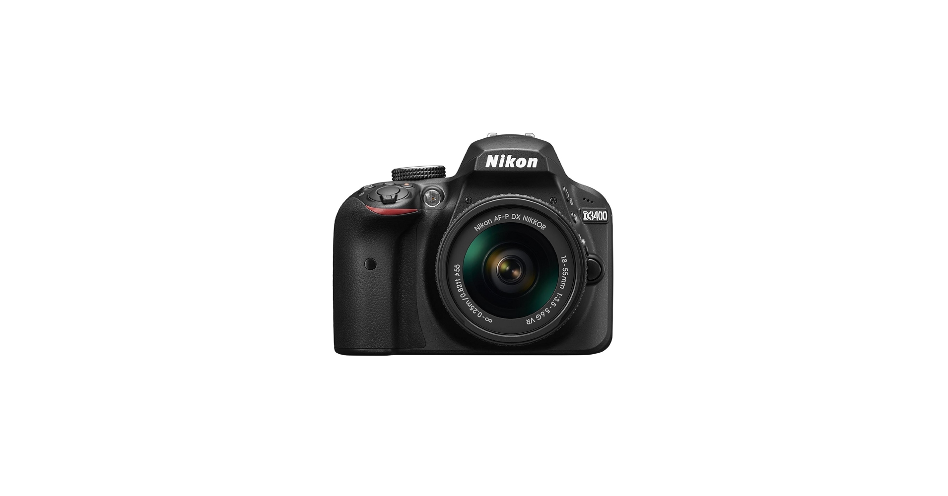 Amazon.com : Nikon D3400 w/ AF-P DX NIKKOR 18-55mm f/3.5-5.6G VR