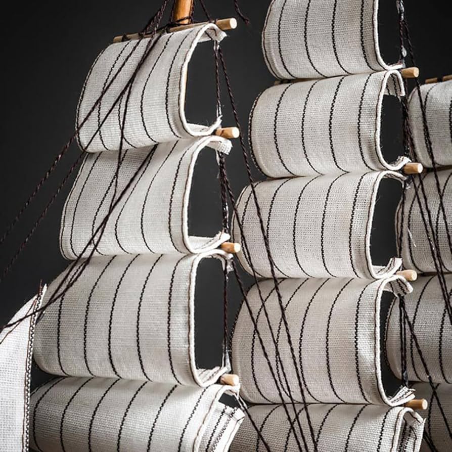 Amazon.co.jp: [dhiuebc] 置物 帆船模型 地中海風 帆船モデル 置物