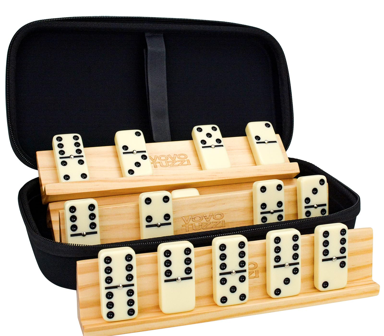 Amazon.com: Vovotuzzi Jumbo Double 6 Dominoes Set for Adults Kids