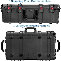 Amazon.com : Regetek Waterproof Rolling Hard Case 35 x 20.5 x 12
