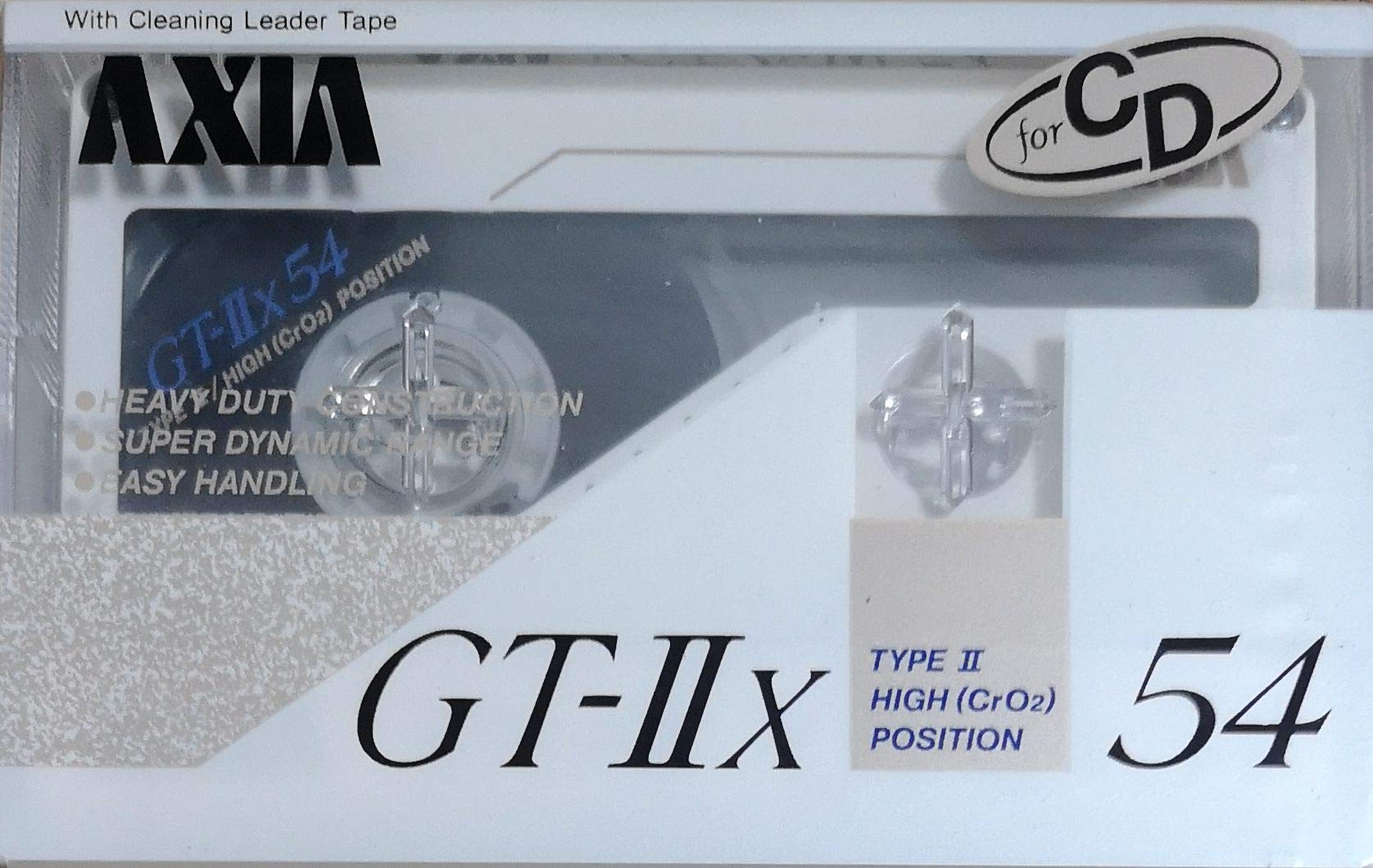 Amazon | AXIA カセットテープ GT-IIx 54分 CD Navigator GT-2x W 54