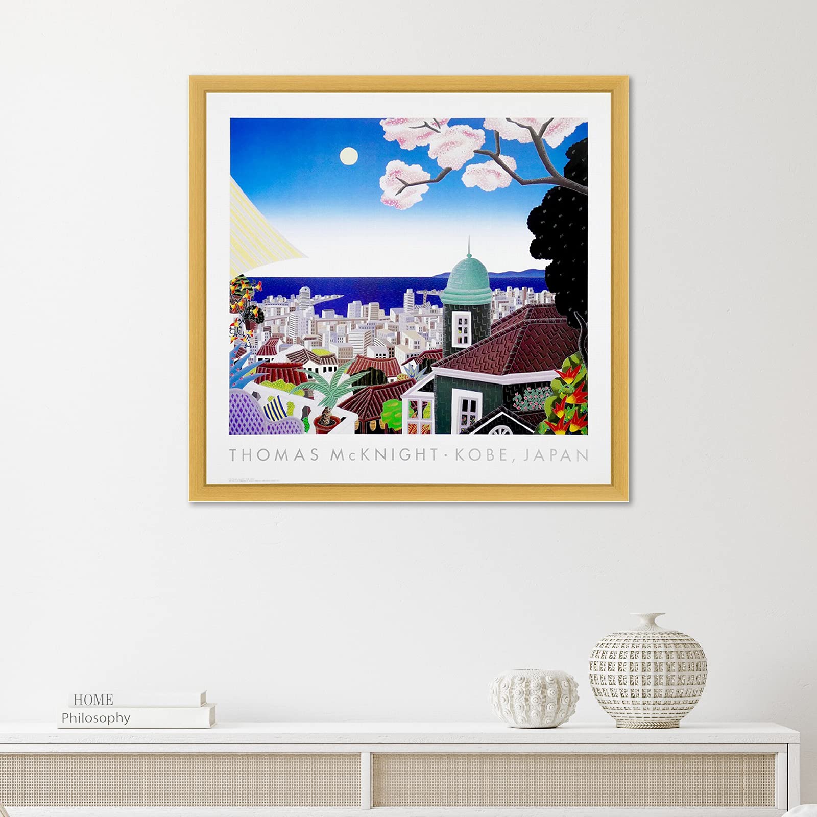 Amazon.co.jp: トーマスマックナイトの絵画 額入りポスター「KOBE