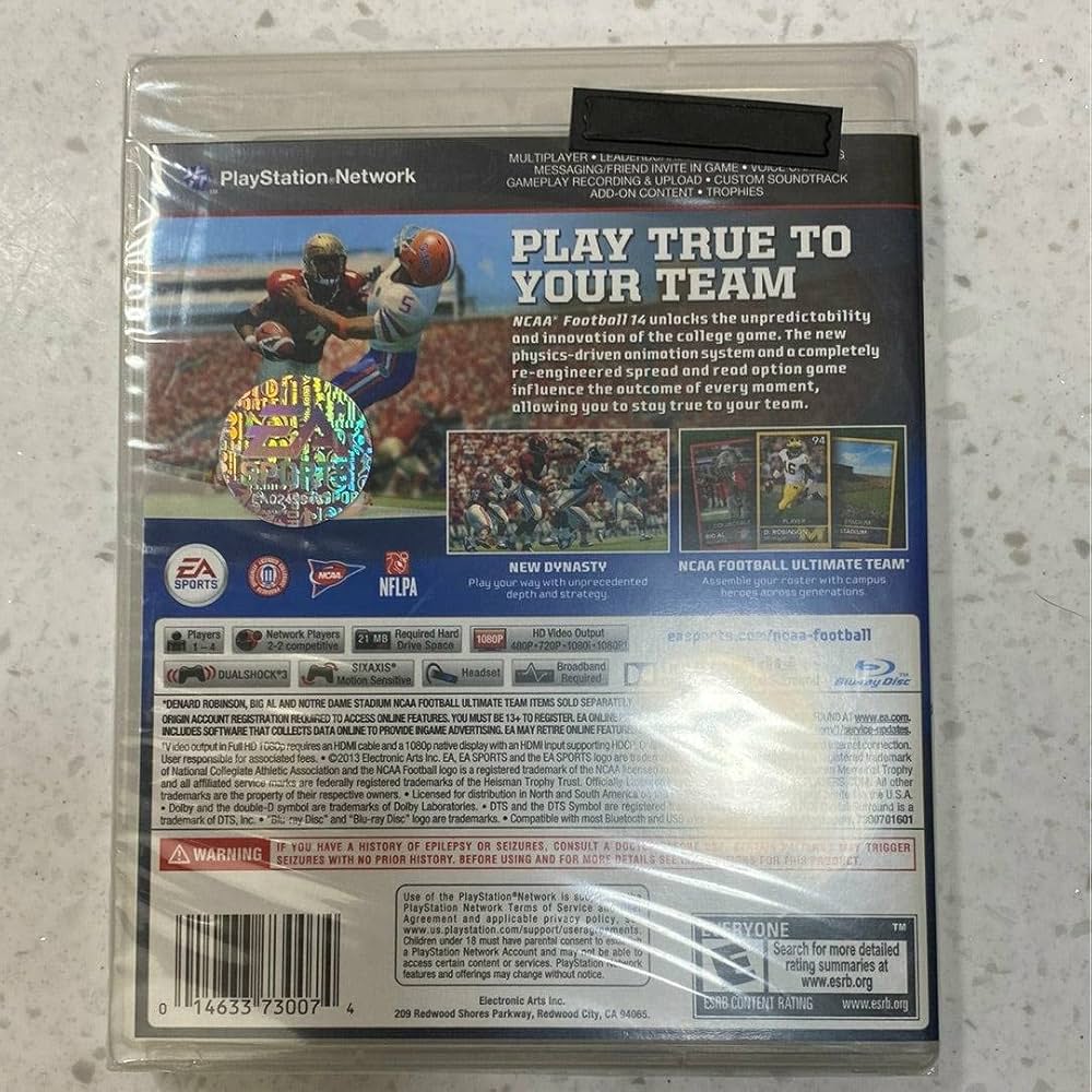 Amazon.com: NCAA Football 14 - Playstation 3 : Video Games