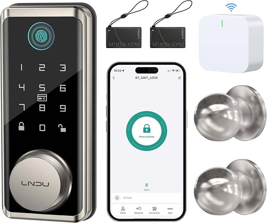 Amazon.com: LNDU Smart Lock G601N, Keyless Entry Door Lock
