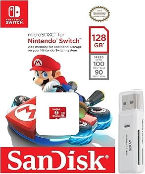 Amazon.com: SanDisk 128GB MicroSD Nintendo Switch Memory Card for