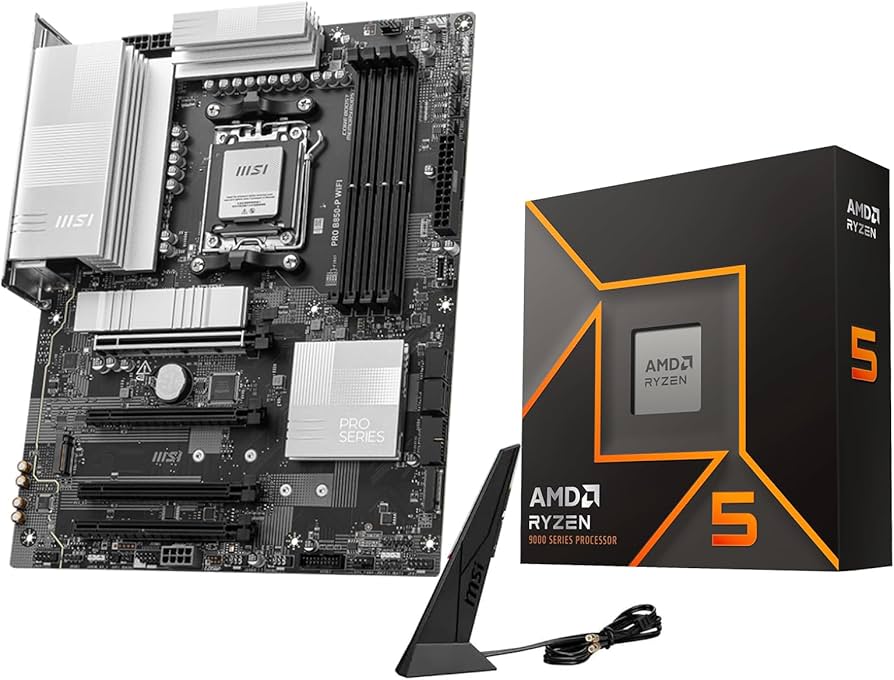 Amazon.com: Micro Center AMD Ryzen 5 9600X CPU Processor with MSI