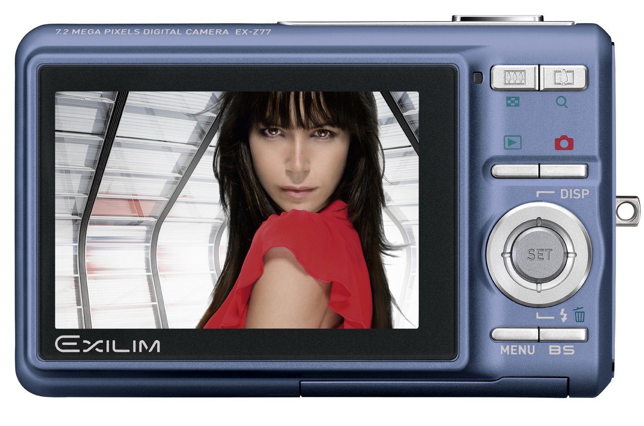 Amazon | CASIO デジタルカメラ EXILIM (エクシリム) ZOOM ブルー EX