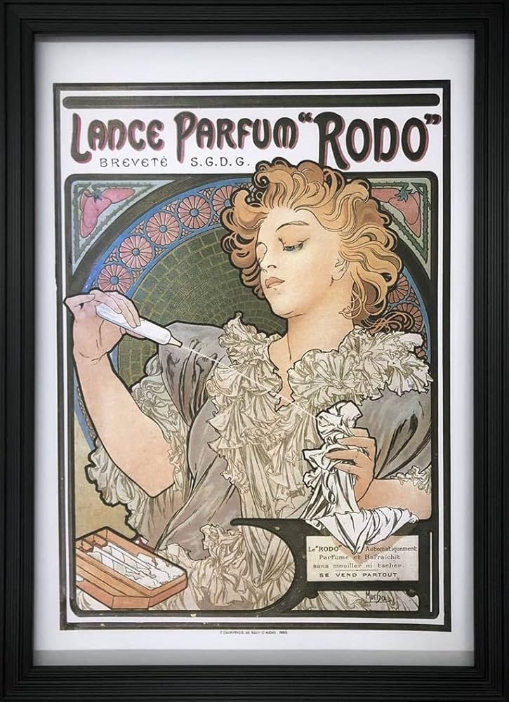 Amazon.co.jp: アルフォンス・ミュシャ 吹きつけ式香水ロド A4