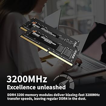 DATO 32GB RAM (16GBx2), DDR4 3200MHz PC4-25600 CL22 SODIMM 1.2V
