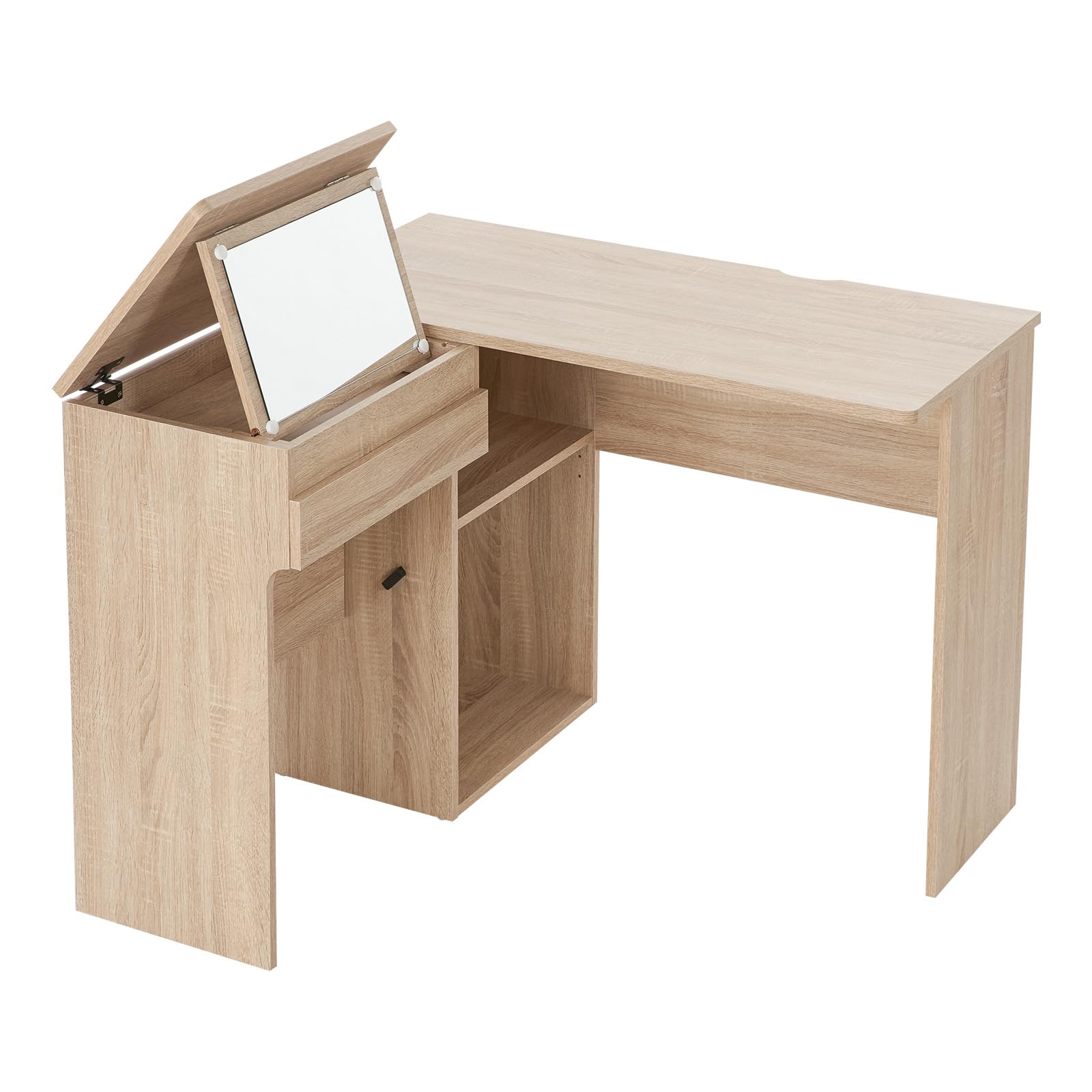 Amazon.co.jp: LOWYA ロウヤ ドレッサーデスク パソコンデスク