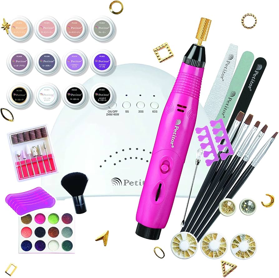 Amazon | ジェルネイルキット スターターキット 48W LED UV ネイル