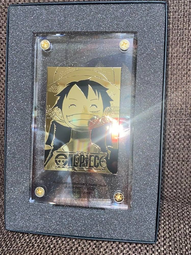 新品 ルフィ プレミアム記念メタルプレート 「ワンピース」 Jfcollect