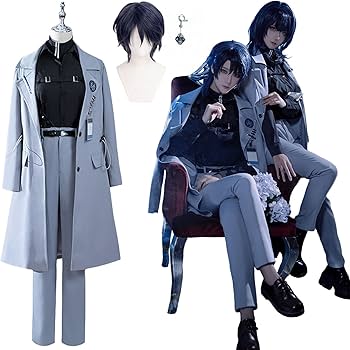 Amazon.co.jp: 無期迷途 局長 コスプレ衣装 女局長 フルセット 耳飾り