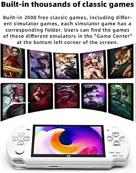 Amazon.com: JXD Handheld Game Console 4.3 inch 8GB Built in 2000