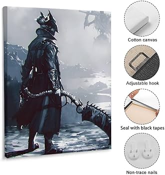 Amazon.co.jp: アートパネル Bloodborne ブラッドボーン ハンター