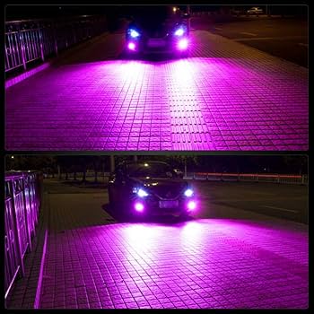 Amazon | MAZERO フォグランプ H8 H11 H16 LED ピンク パープル フォグ