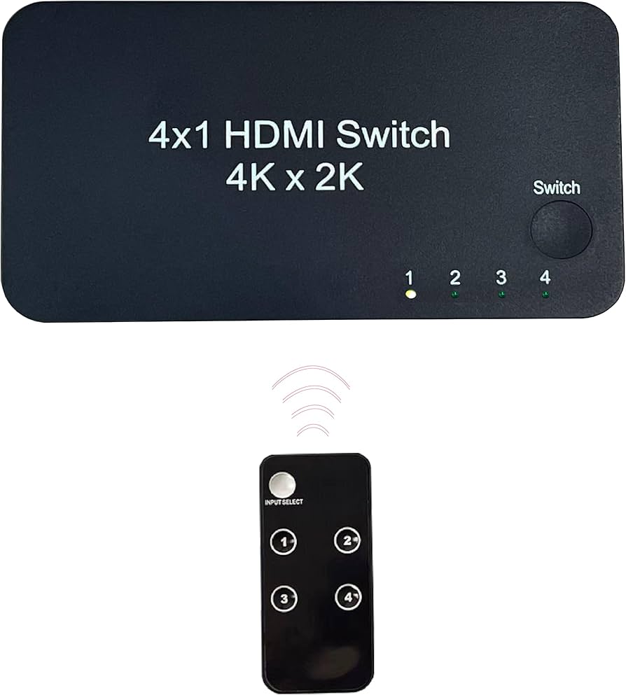 Amazon.com: HDMI Switch 4 in 1 Out, 4 Port HDMI Switcher Selector