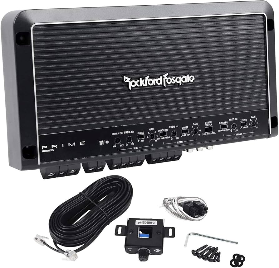 Amazon.com: Rockford Fosgate R600X5 Prime Series 5-channel car