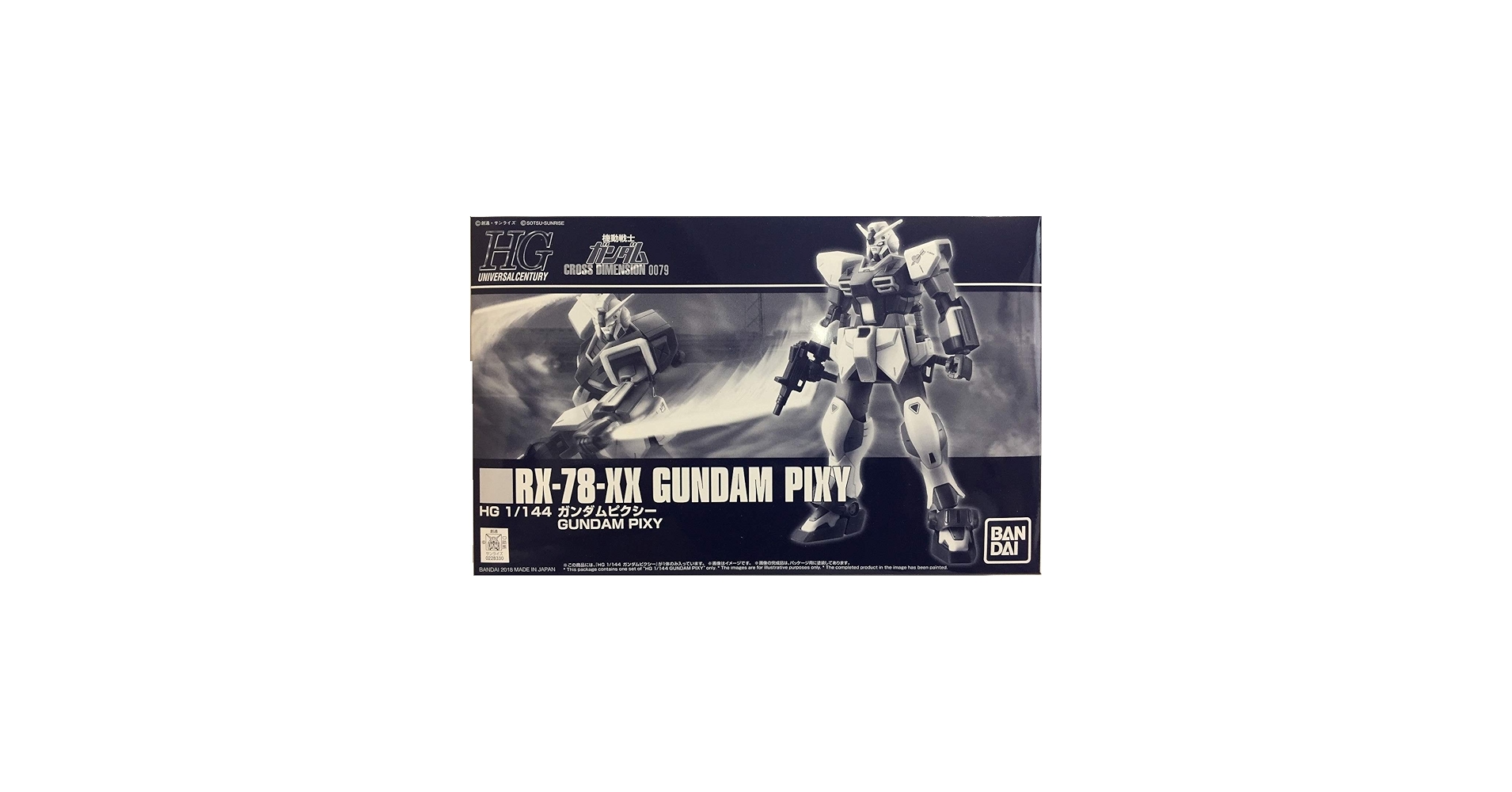 Amazon.com: Bandai HG 1/144 RX-78-XX Gundam Pixy model kit : Arts