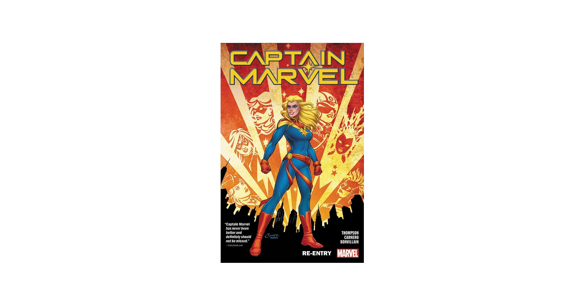 Amazon.com: Captain Marvel 1: Re-Entry: 9781302916879: Thompson