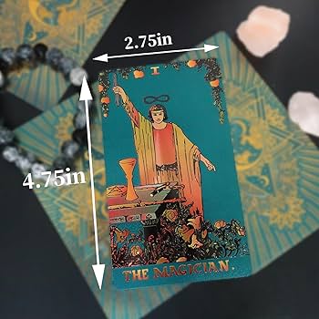 Amazon.co.jp: MSTRCORA 絶妙な金箔タロットカード - 高級タロット