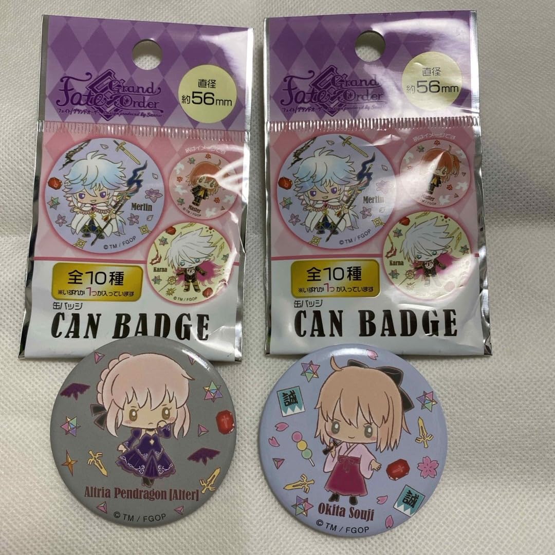 Amazon | FGO× seria 缶バッジ サイバーオルタ沖田総司 | バッジ