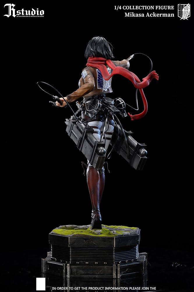 Amazon | ミカサ・アッカーマン フィギュア 1/4スケール 塗装済み完成