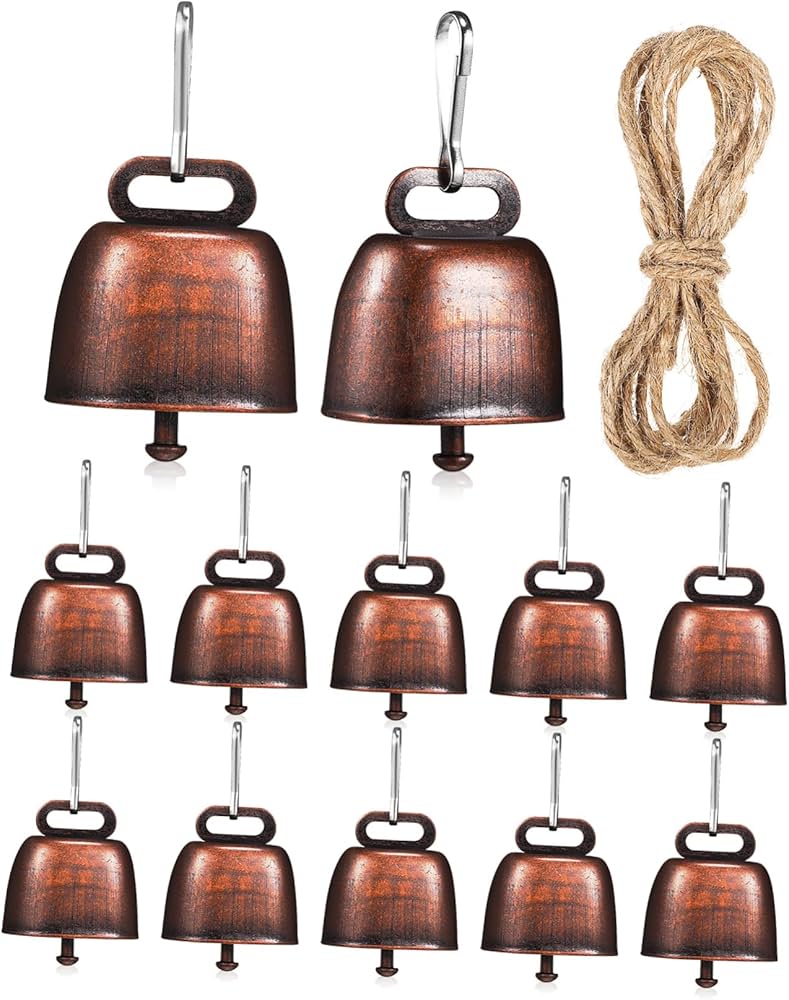 寺院 仏鈴 青銅 ミャンマー アンティーク 牛 カウベル 牛鈴 – the