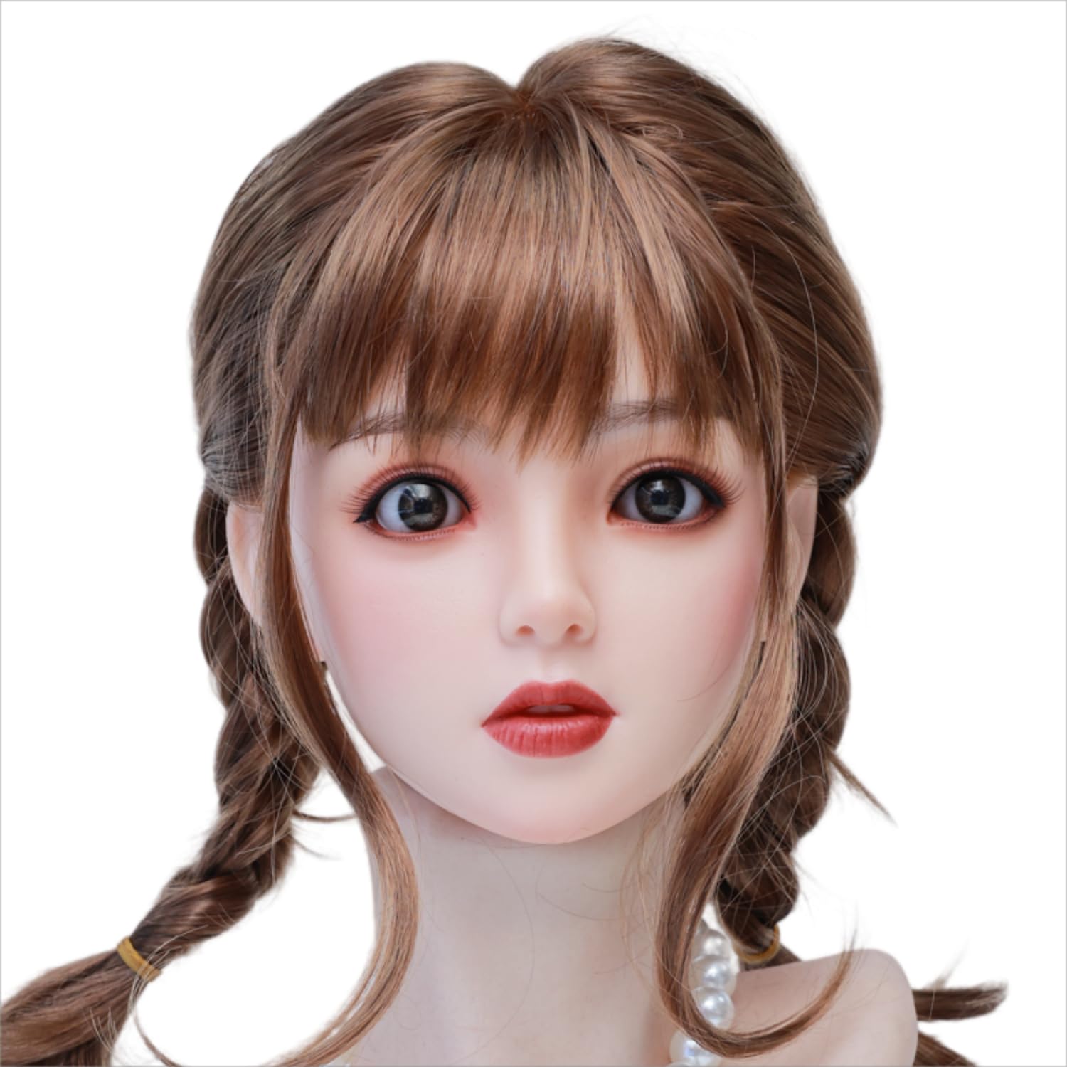 Amazon.co.jp: ドールの頭のみ ヘッド単体 シリコン製ドールHead