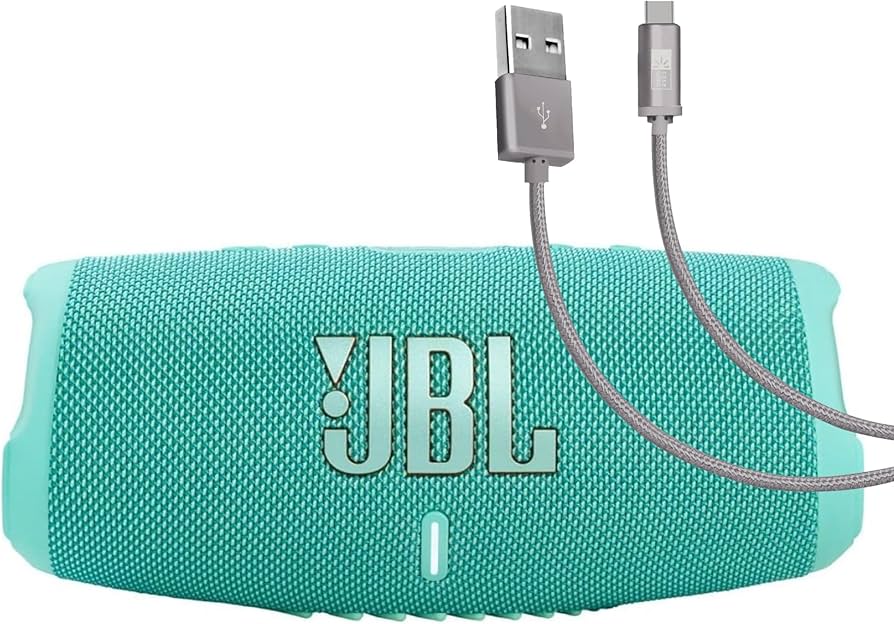 Amazon.com: JBL Charge 5 (Teal) + Bundle with Case Logic Braided