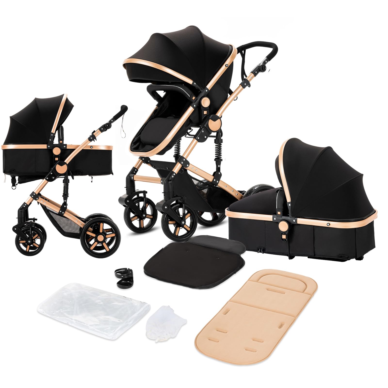 Amazon.com : Magic ZC 2 in 1 Baby Stroller, Reversible Newborn