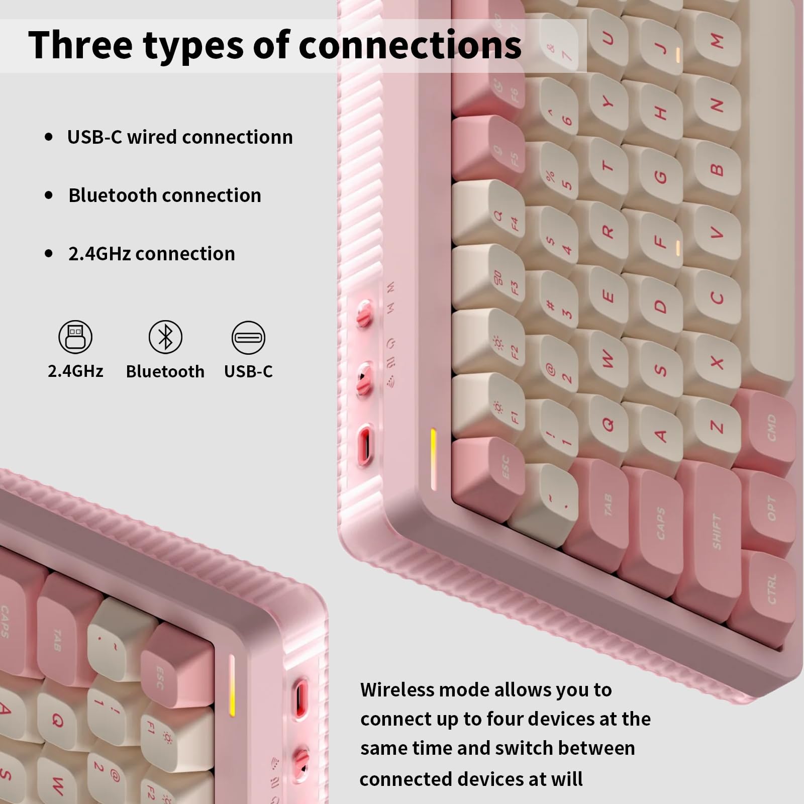 Amazon | nuphy Halo75 V2 メカニカル ゲーミング キーボード 75
