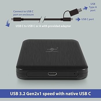 Amazon.com: Vantec NexStar JX Series, USB 3.2 Gen2x1 (10Gbps), USB