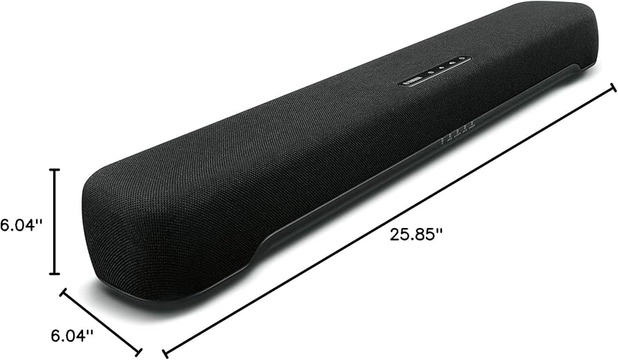 Amazon.com: Yamaha - SR-C20A Sound Bar with Built-in Subwoofer and