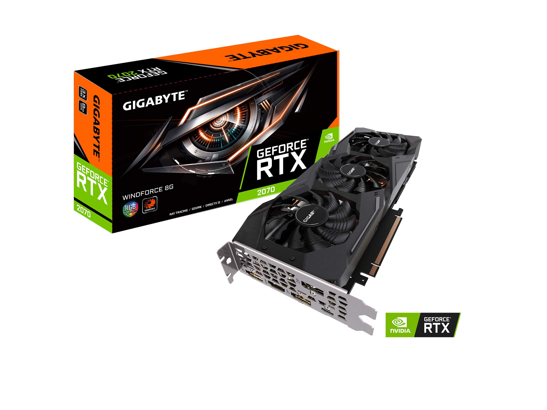 Amazon | Gigabyte GeForce RTX 2070 Windforce 8G グラフィックカード