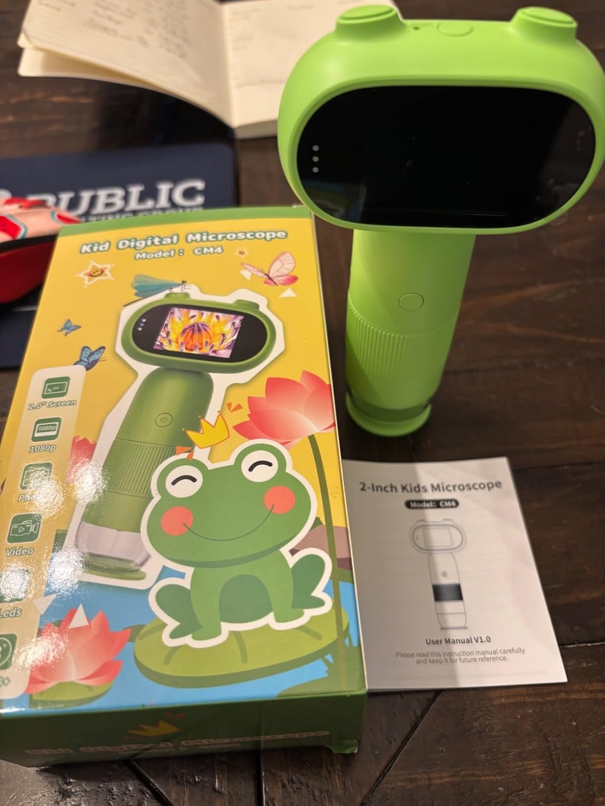 Led Pocket Microscope 1000X Kentfaith - KENTFAITH