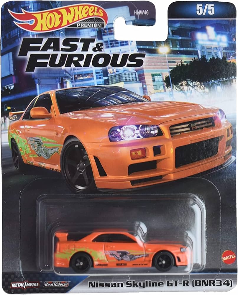 Amazon.com: Hot Wheels Nissan Skyline GT R, Fast & Furious 5/5