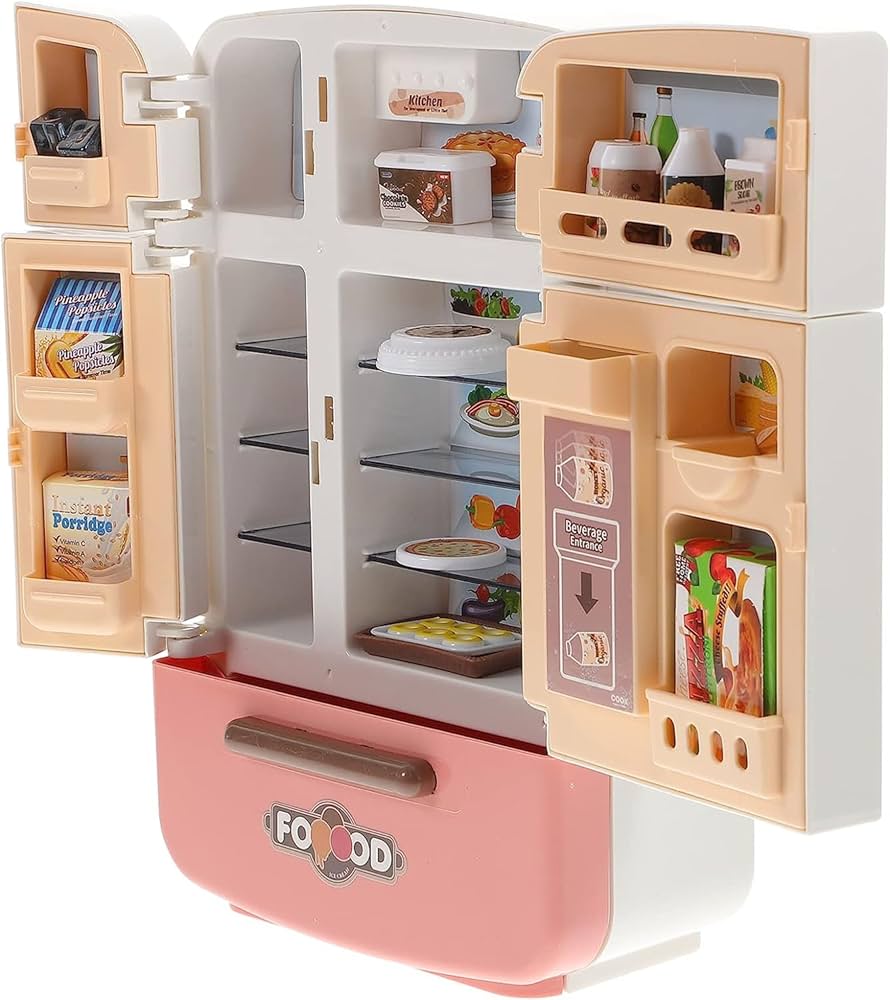 Amazon | ミニ冷蔵庫おもちゃ 冷蔵庫 おもちゃ ままごと 冷蔵庫