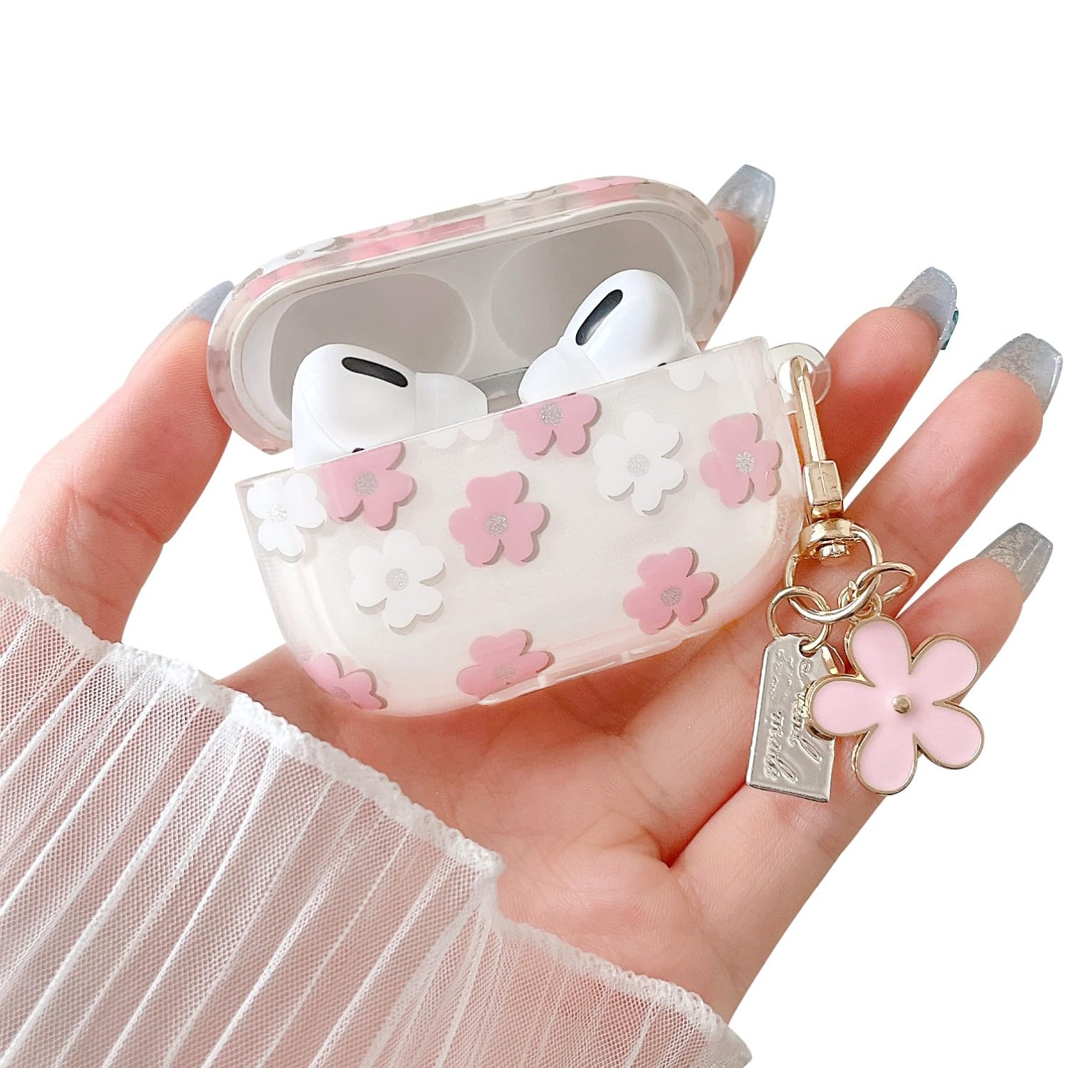 MINSCOSE Compatible with AirPods Pro Clear Case,Cute Cartoon