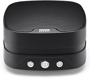 Amazon.co.jp: サンワサプライ WEB会議小型スピーカーフォン(2台連結